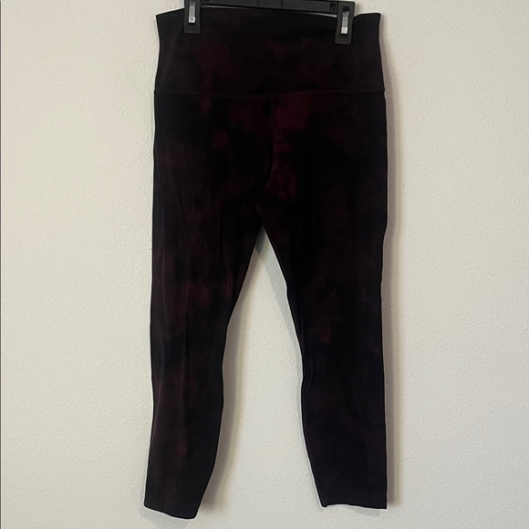 LULULEMON Align Burgundy Tie-Dye Leggings - Picture 2 of 4